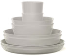 Mepal Dinnerware Set Silueta Nordic White 8-piece / 2 persons - 2 plates, 2 deep plates, 2 bowls and 2 cups