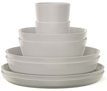 Mepal Dinnerware Set Silueta Nordic White 8-piece / 2 persons - 2 plates, 2 deep plates, 2 bowls and 2 cups