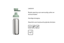 Mepal Water Bottle Vita Nordic Sage - Stainless Steel - 700 ml