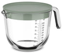 Mepal Glass Measuring Cup Chef It Nordic Sage - with Lid - 1 liter