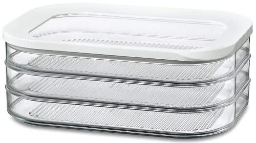 Mepal Cold Cut Meat Box Modula White 3-Layer