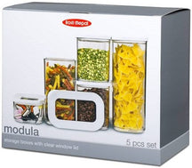 Mepal Storage Jars Set Modula White 7-piece