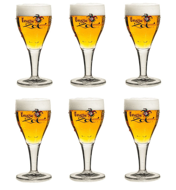 Vasos de cerveza Brugse Zot - 330 ml - 6 unidades