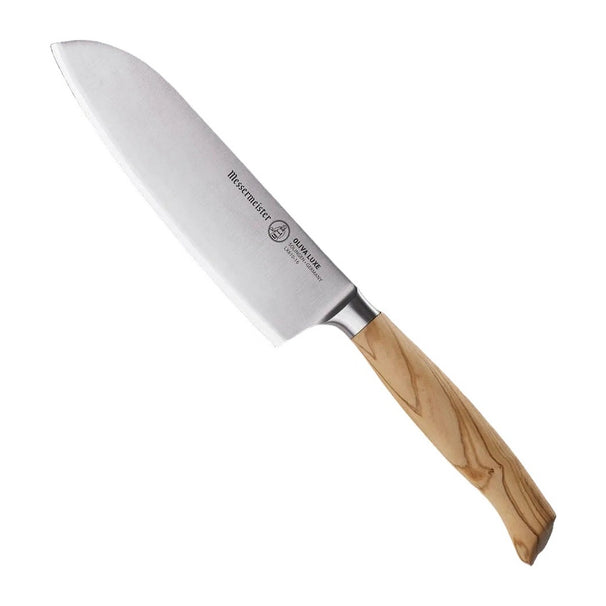 Messermeister Cuchillo santoku Oliva Luxe Madera de Olivo 16,5 cm