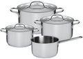 Juego de ollas Sola Mirage 4 piezas Acero inoxidable - Olla de cocina ø 16, 18, 20 cm y cazo ø 16 cm - apto para todas las fuentes de calor