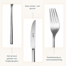 Sola Cutlery Set Montreux - 18/10 Stainless Steel - 100 pieces / 12 people