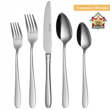 Sola Cutlery Set Fleurie - 18/10 Stainless Steel - 100 pieces / 12 people