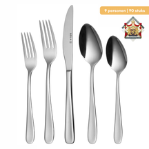Sola Cutlery Set Florence - 18/10 Stainless Steel - 90 pieces / 9 people