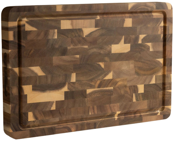 Namture Bloque de Corte / Tabla de Cortar Acacia Classic - 45 x 30 cm - Tabla de Preparación de Madera