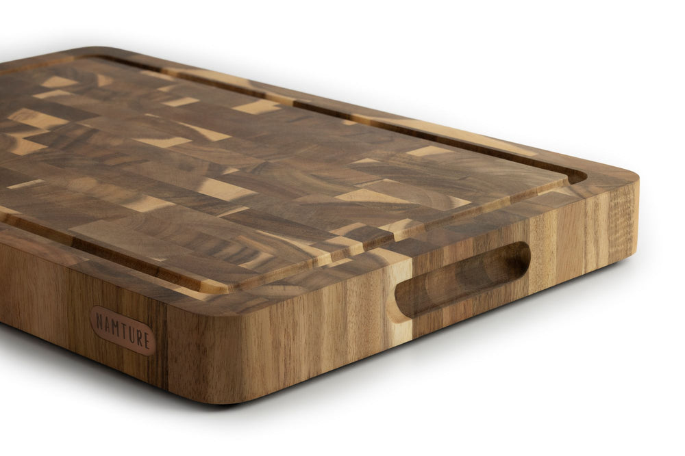 Namture Cutting Board / Chopping Block Acacia Classic - 45 x 30 cm - Wooden Preparation Board