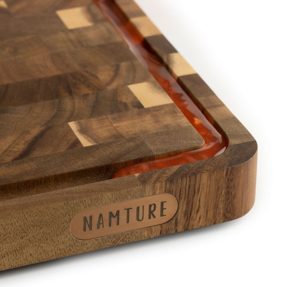 Namture Acacia Cutting Board Set - 3-Piece