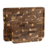 Namture Cutting Board Set Acacia End Grain 2-piece - M & XL - Wooden Cutting and Preparation Boards