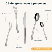 Sola Cutlery Set Bali 24-Piece