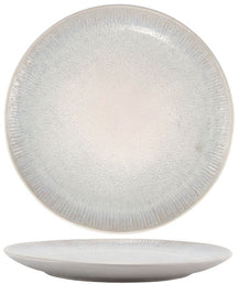 Cookinglife Dinnerware Set Nola Beige Reactive Glaze 18-Piece / 6 Persons - 6 Dinner Plates, 6 Breakfast Plates and 6 Bowls