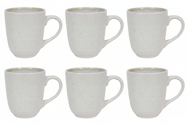 Cookinglife Mugs Nola Beige 350 ml - 6 Pieces