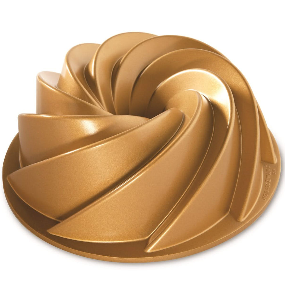 Nordic Ware Bundt Pan Heritage Gold - Cast Aluminum - ø 26 cm