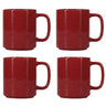 ONA Mugs Fika Burgundy 330 ml - set of 4