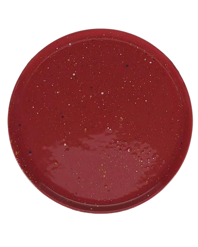 ONA Dinner Plates Fika Burgundy ø 25 cm - Set of 4