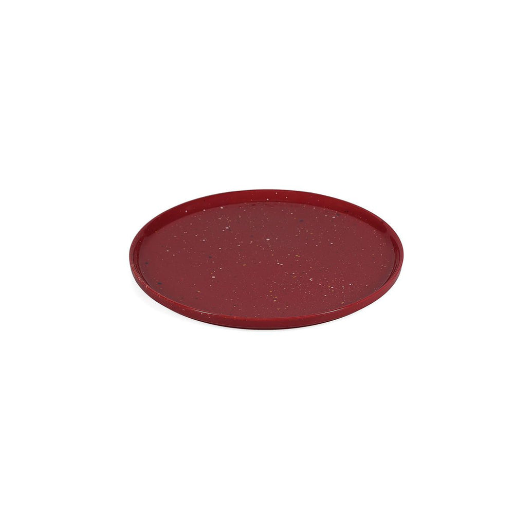 ONA Dinner Plates Fika Burgundy ø 25 cm - Set of 4