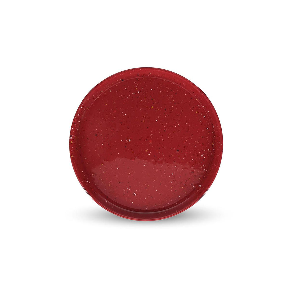 ONA Breakfast Plates / Dessert Plates Fika Burgundy ø 20.5cm - 4 pieces
