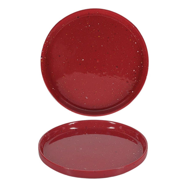 ONA Breakfast Plates / Dessert Plates Fika Burgundy ø 20.5cm - 4 pieces