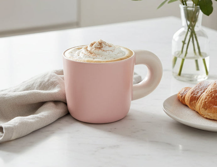 A silky-smooth latte with a hint of caramel and a pinch of cinnamon. Pure indulgence in a mug.