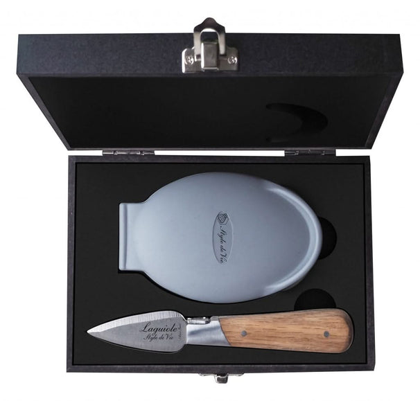 Cuchillo para ostras Laguiole Style de Vie con soporte para ostras