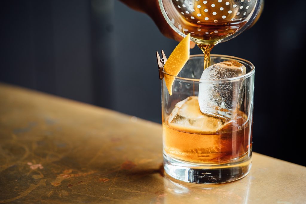 A classic cocktail with whisky, bitters and a hint of orange