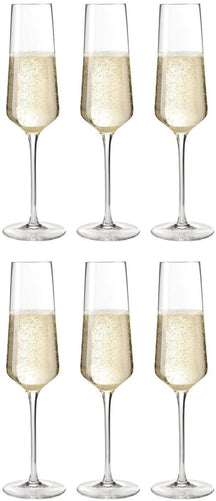 Copas de champán Leonardo - Flutes - Puccini - 280 ml - 6 piezas