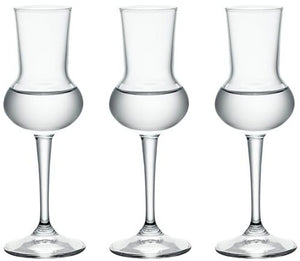 Vasos de grappa Bormioli Restaurant - 80 ml - 3 piezas