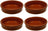 Cosy & Trendy Creme Brulee Bowls Terracotta ø 8 cm - 4 Pieces