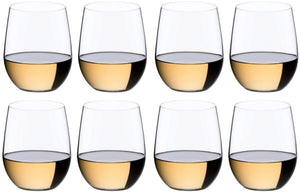 Copas de vino blanco Riedel O Wine - Viognier / Chardonnay - 320 ml - Paga 6 y lleva 8