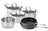 Beka Cookware Set Maestro 6-Piece - without / ceramic non-stick coating - suitable for all heat sources (Cooking pots, Saucepan & Frying pans)