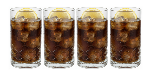 Vasos longdrink Cookinglife 360 ml - 4 piezas