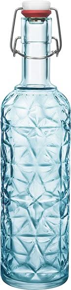 Botella con cierre / tarro Weck Bormioli Rocco Oriente - Azul - 1 litro