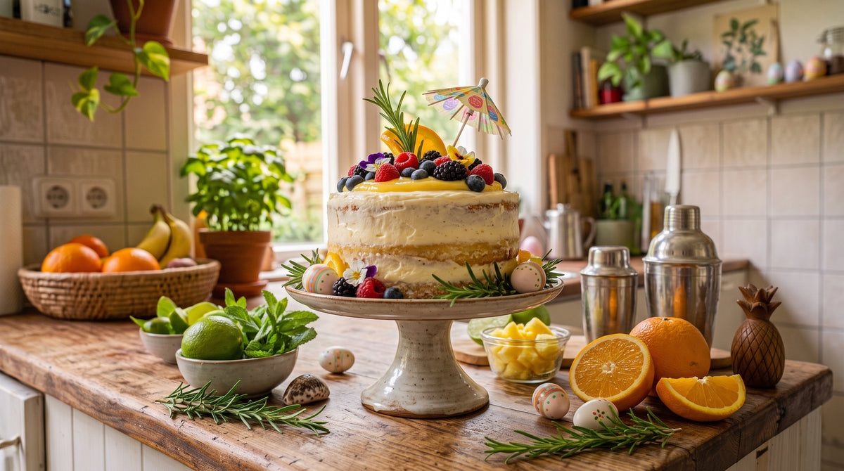 A fresh, festive cake for the Easter table