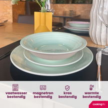 Cookinglife Side Plates / Dessert Plates Pastel Harmony ø 19 cm - 6 pieces