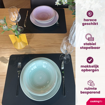 Cookinglife Side Plates / Dessert Plates Pastel Harmony ø 19 cm - 6 pieces