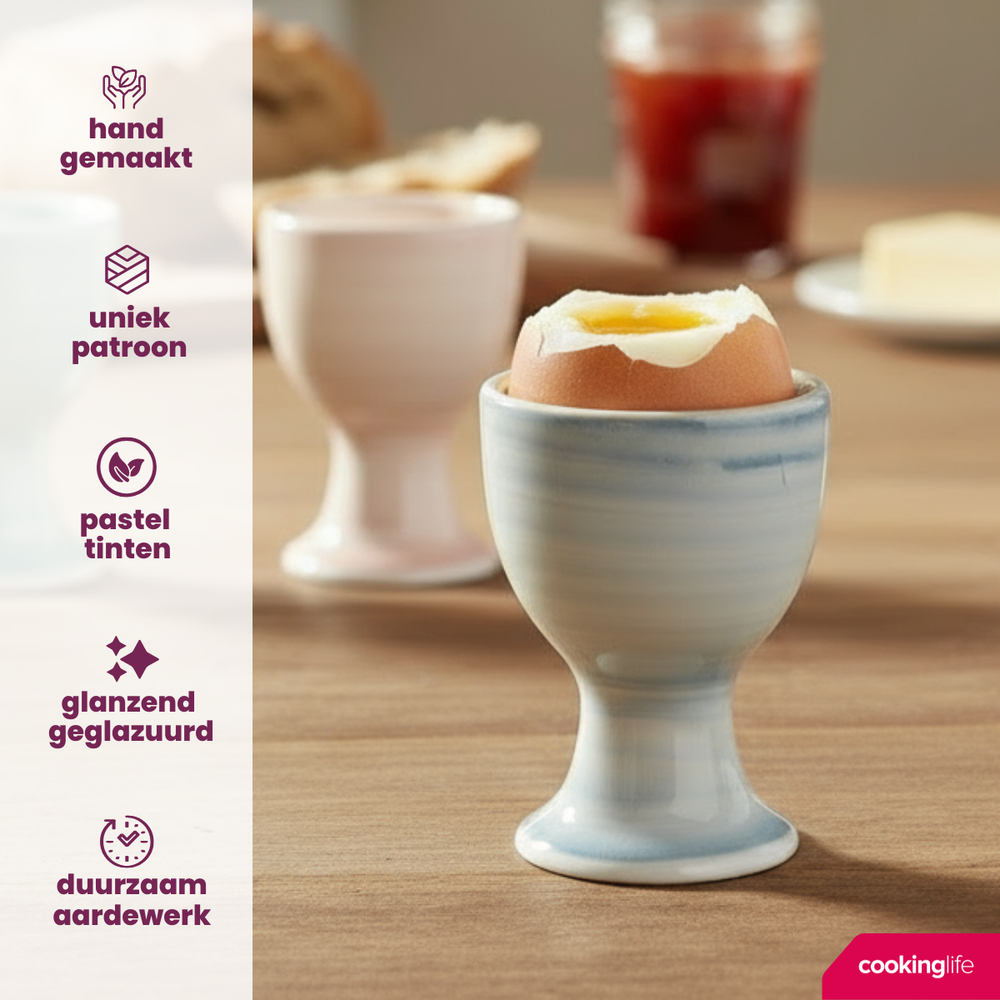 Cookinglife Egg Cups Pastel Harmony - 6 pieces