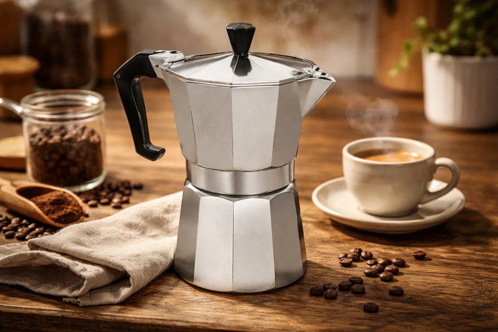 Cookinglife Percolador - Aluminio - 150 ml - Cafetera para 1-2 Tazas - Cafetera Espresso