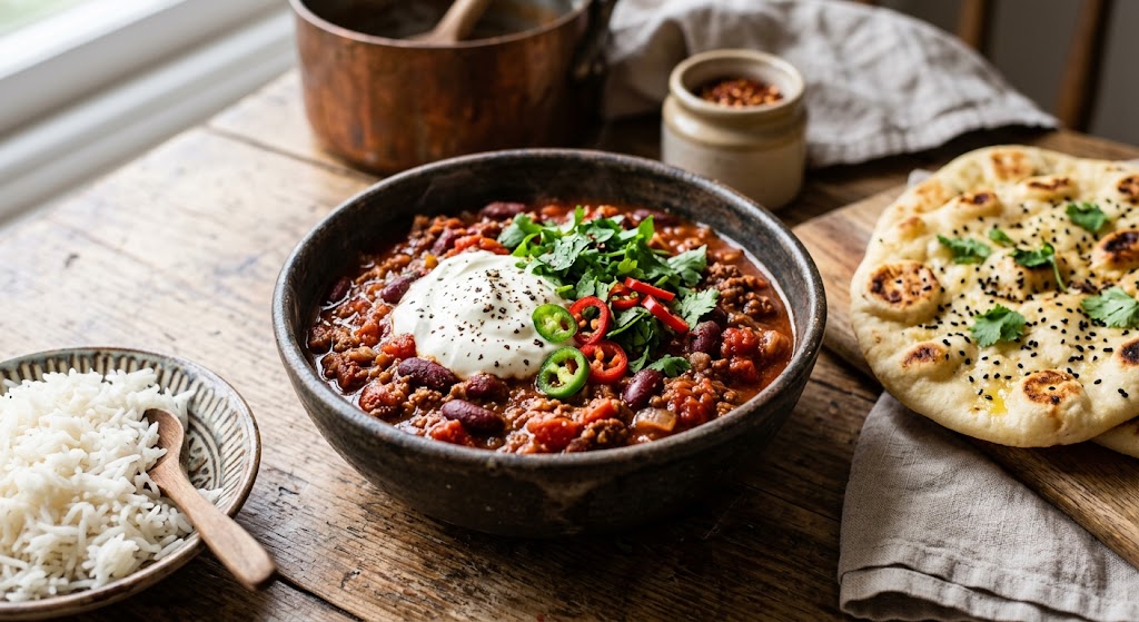 Eén pan, volle smaak en genoeg vuur voor een hele tafel.