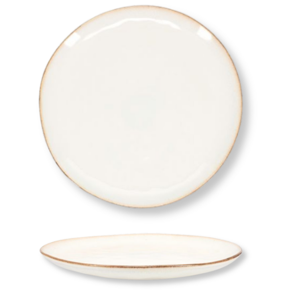 Salt & Pepper Dinner Plates Artisan White ø 28 cm - 4 pieces
