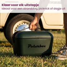 Polarbox Cooler with Shoulder Strap - Green Forest-Black - 12 liters