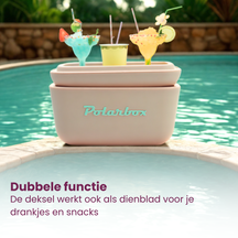 Polarbox Cool Box with Shoulder Strap - Lime Lilac - 20 Liters