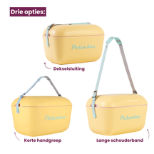 Polarbox Cool Box with Shoulder Strap - Lime Lilac - 20 Liters