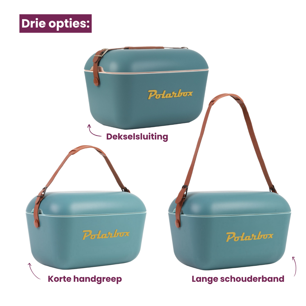 Polarbox Cool Box with Shoulder Strap - Marine Blue Mustard - 12 Liters
