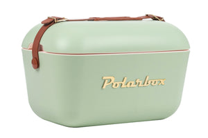 Polarbox Caja Térmica con Correa - Olive Green-Gold - 12 Litros