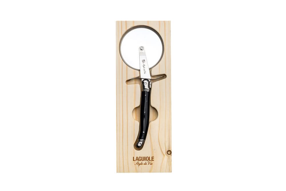 Laguiole Style de Vie Pizza Cutter Premium Line Black