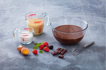 Pyrex Glass Mixing Bowl Set Iconics' 3-Piece - 500ml, 1 Liter & 2 Liter