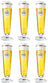 Vasos de cerveza Warsteiner con pie - 400 ml - 6 piezas